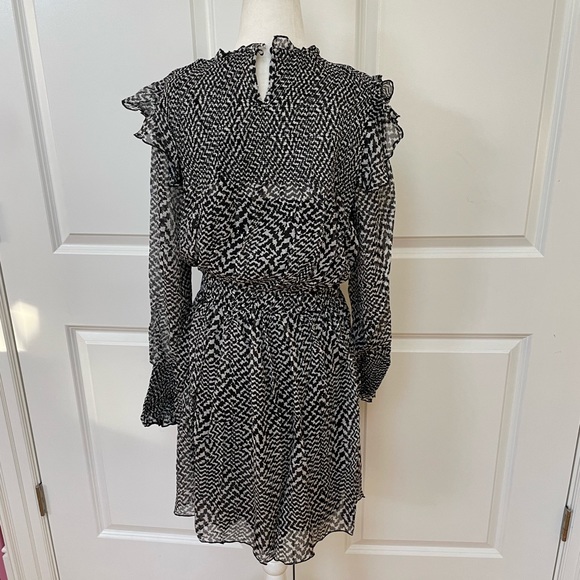 Silk Blend Fawn Mini Dress from RAG & BONE - Picture 3 of 10
